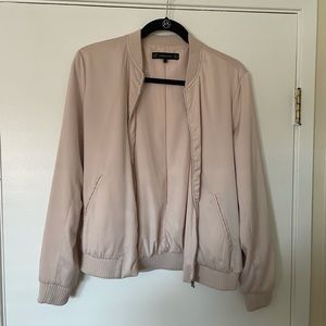 Light pink Zara bomber jacket